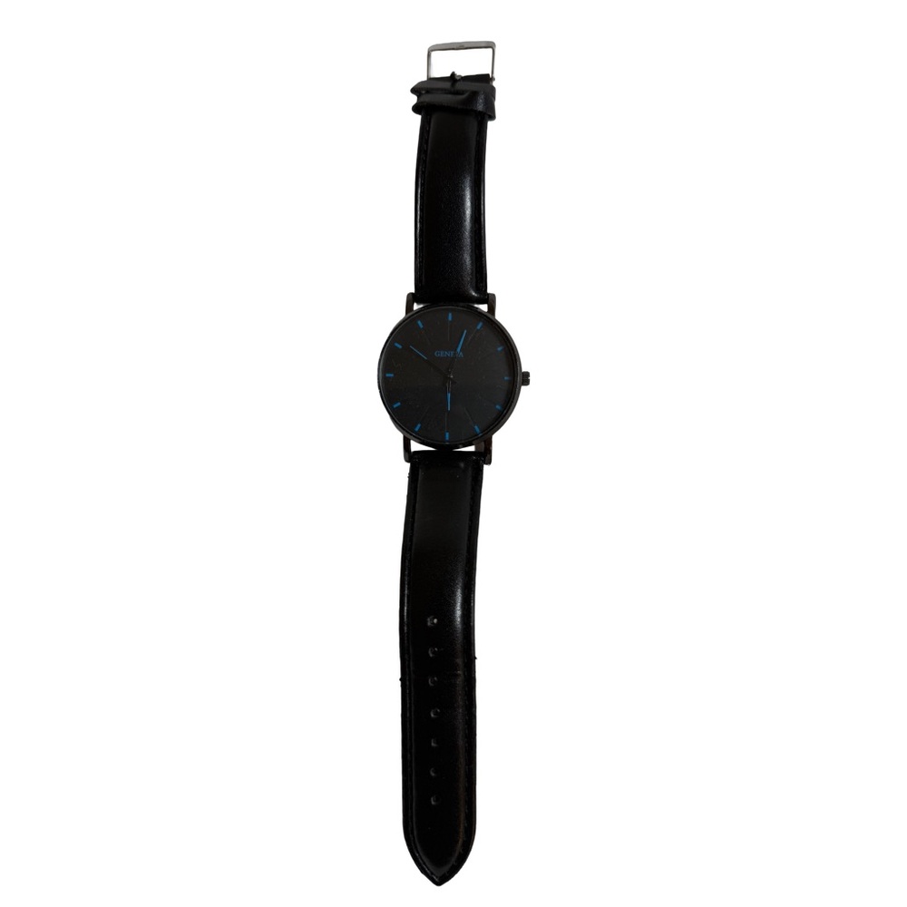 Sophisticated Black and Tan Men's Watch